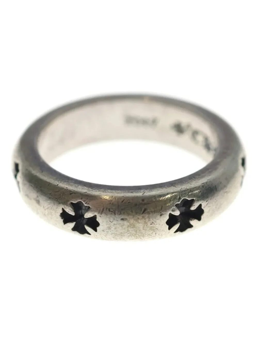 Chrome Hearts Negative CH Plus Ring Silver